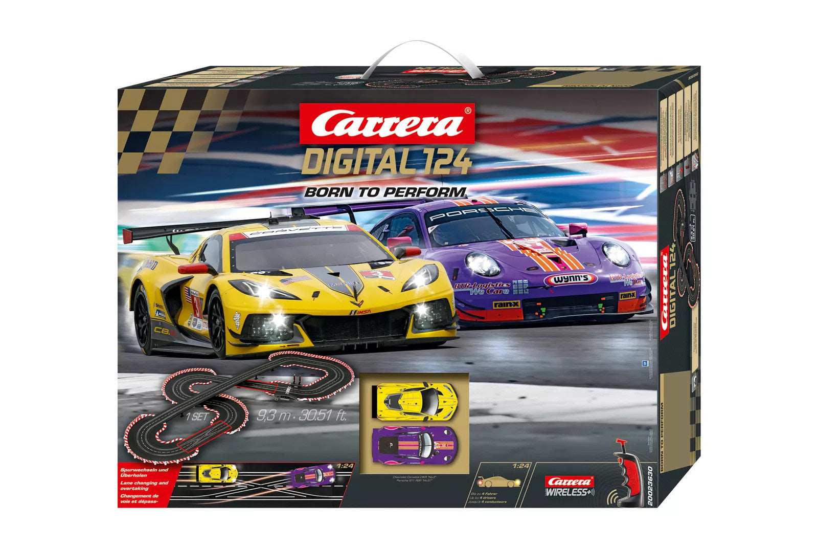 Circuit Carrera Profi avec 5 voitures