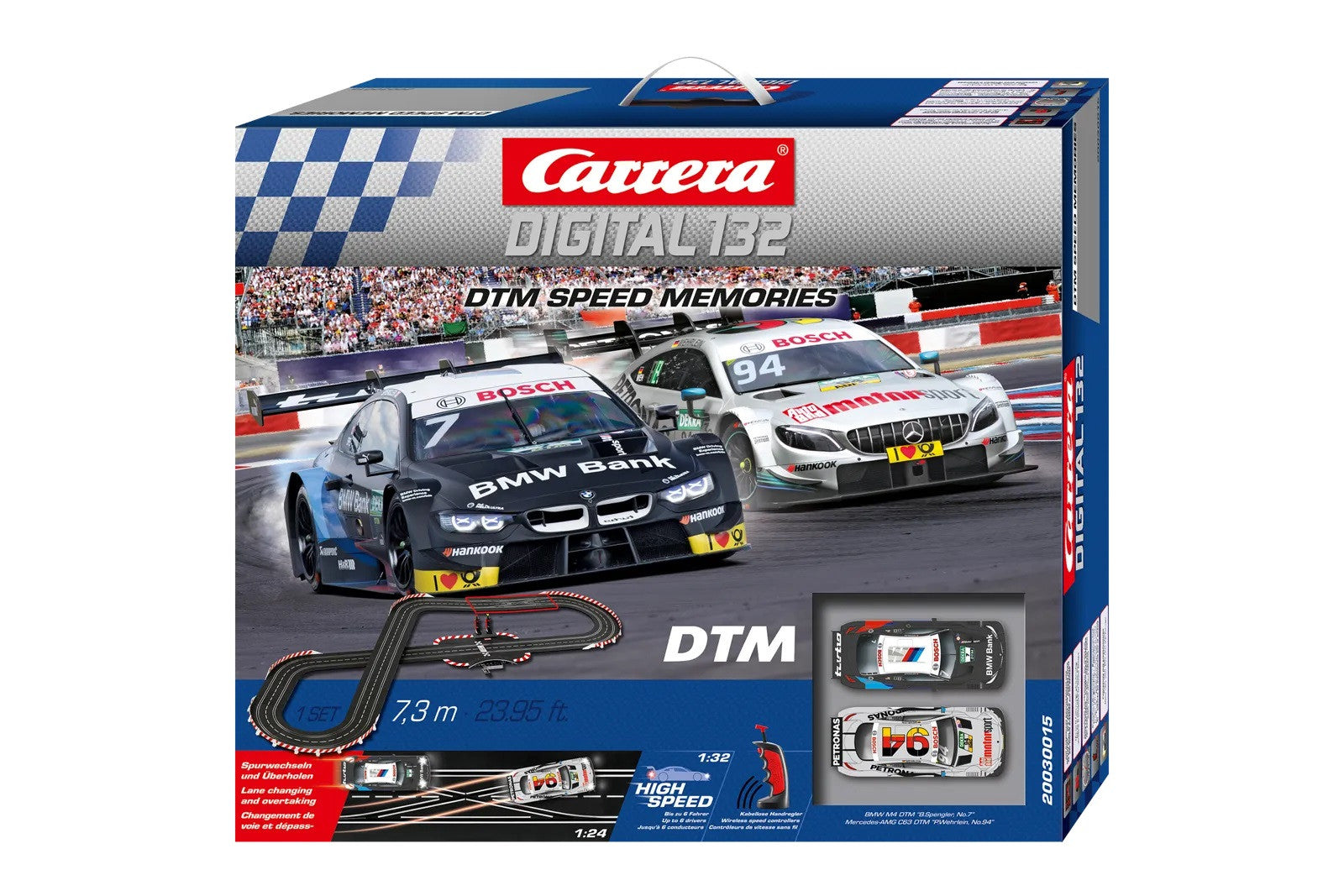 Circuit voitures Carrera Digital 132 DTM Speed Memories 30015