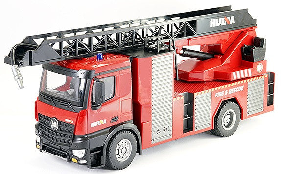 Grand camion de pompier avec échelle