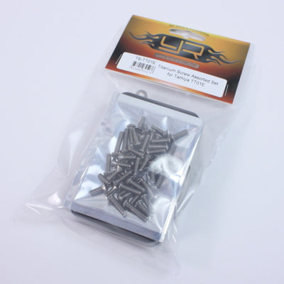 Yeah Racing Titanium screw kit Tamiya TT-01E TS-TT01E