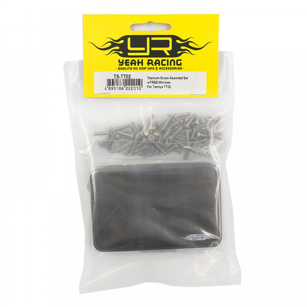 Yeah Racing Titanium screw kit Tamiya TT-02 TS-TT02