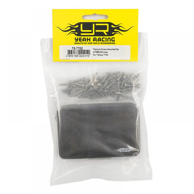 Yeah Racing Titanium screw kit Tamiya TT-02 TS-TT02