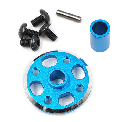 Yeah Racing Adapter Spur gear Alu Tamiya TT-02 TATT-026BU