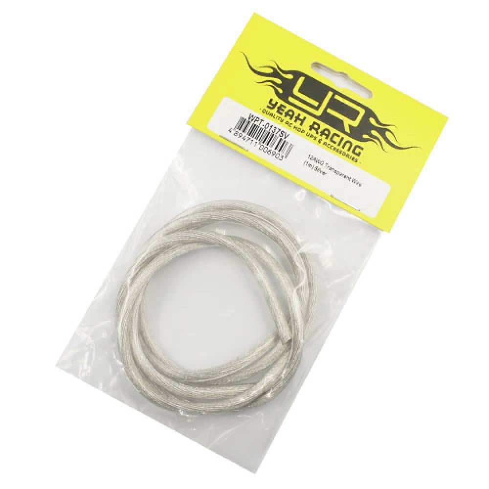 Yeah Racing Câble 12AWG Translucide Gris 1m WPT-0137SV