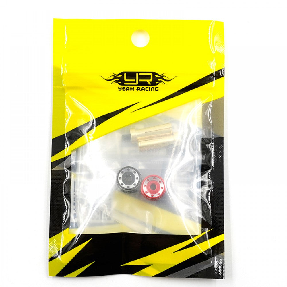 Yeah Racing Connectors Pk Gold 5mm + Covers WPT-0160