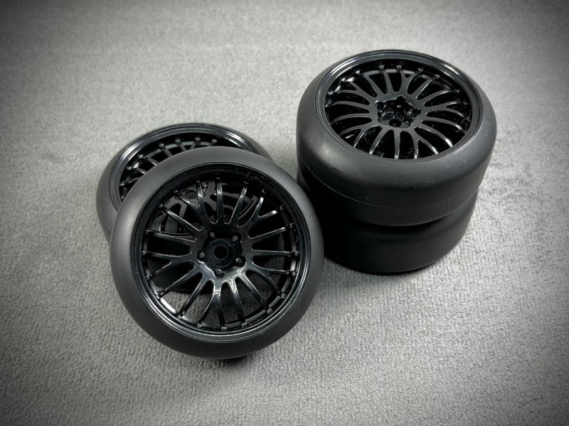 Absima Tires Drift + The Pimpe wheels (x4) 2510052