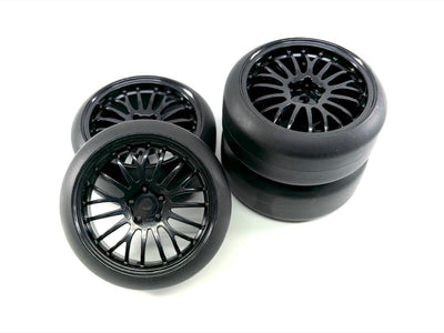 Absima Tires Drift + The Pimpe wheels (x4) 2510052