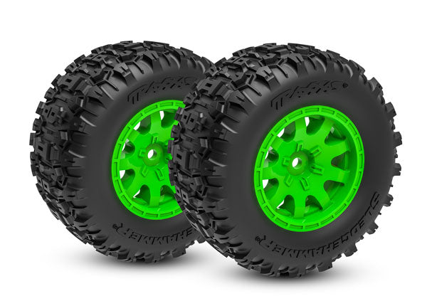 Traxxas Tires Sledgehammer + Rims - Rear Mini Maxx 10770