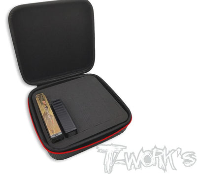 T-Work's Estuche rígido para Lipo 2S o 4S TT-075-P-B