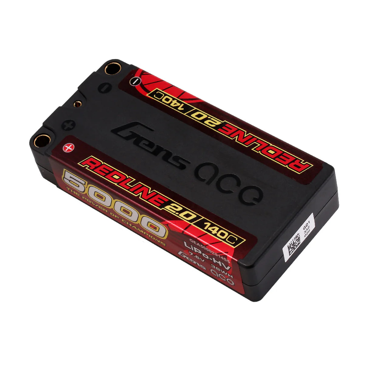 Gens Ace Redline 2.0 Hv Accu lipo Shorty 7.6v 5000mah 140C