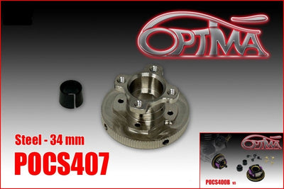 Optima Volant Moteur Acier Option CS400 34mm POCS407