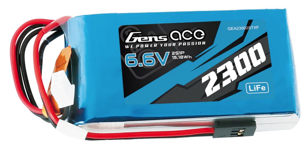 Gens Ace Li-Fe akku 6.6v 2300 mah JR GEA23002STXF GEA23002STXF