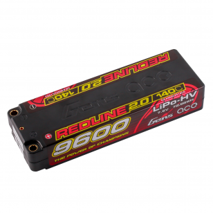 Gens Ace Redline 2.0 Hv Accu lipo 7.6v 9600mah 140C 2S1P 