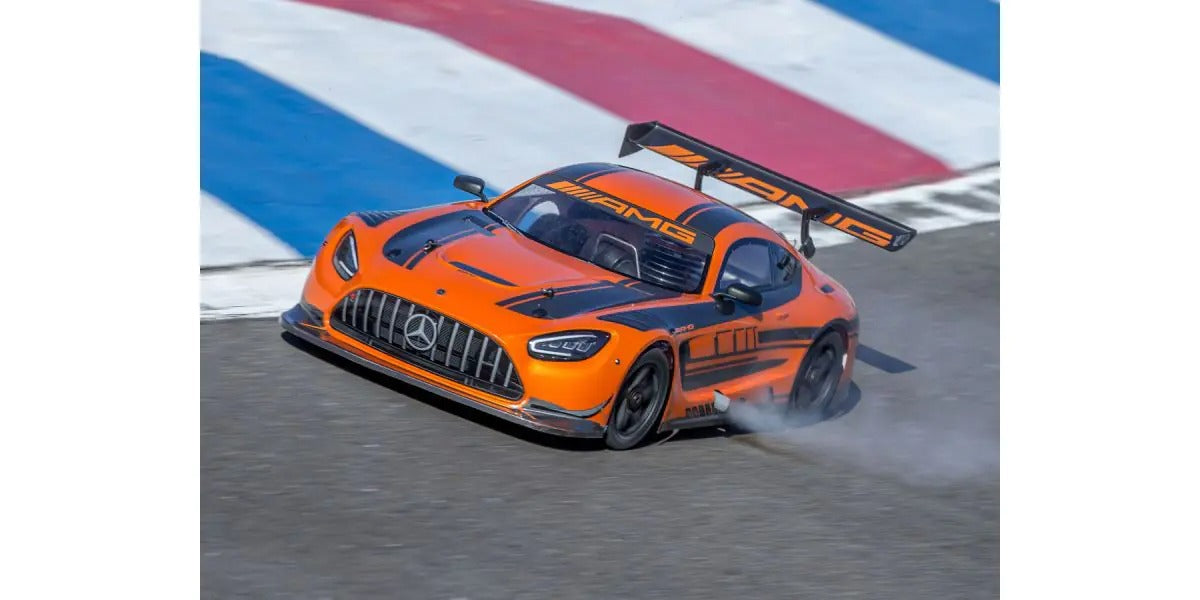 Kyosho Inferno Nitro Especificações de corrida do Mercedes AMG GT3 GT2 RTR 33027B