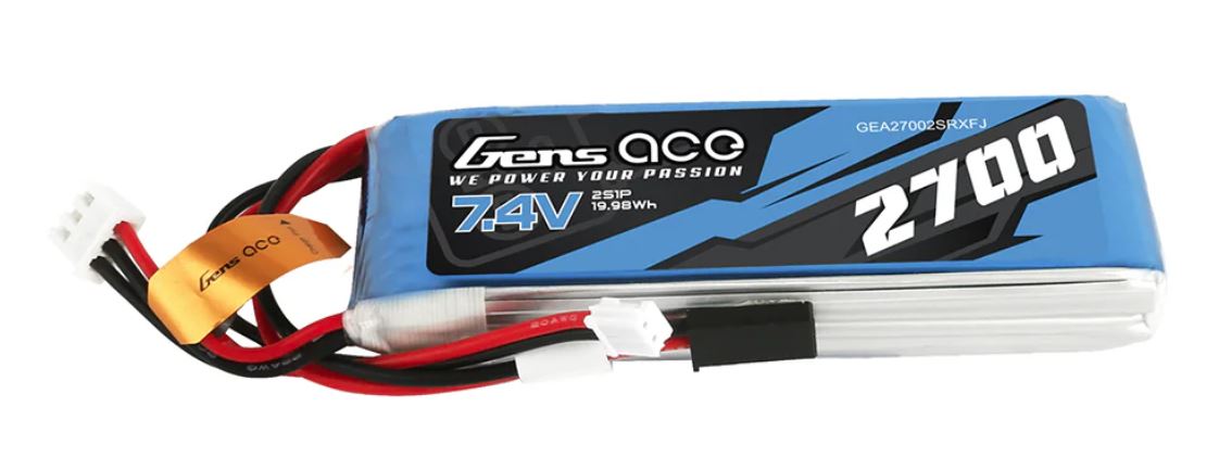 Gens Ace Li-Po battery 7.2v 2700 mah JR GEA27002SRXFJ