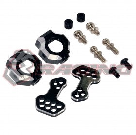 3RACING Bras de Suspension Supérieurs Alu Noir Sakura D4 SAK-D4820A/BK