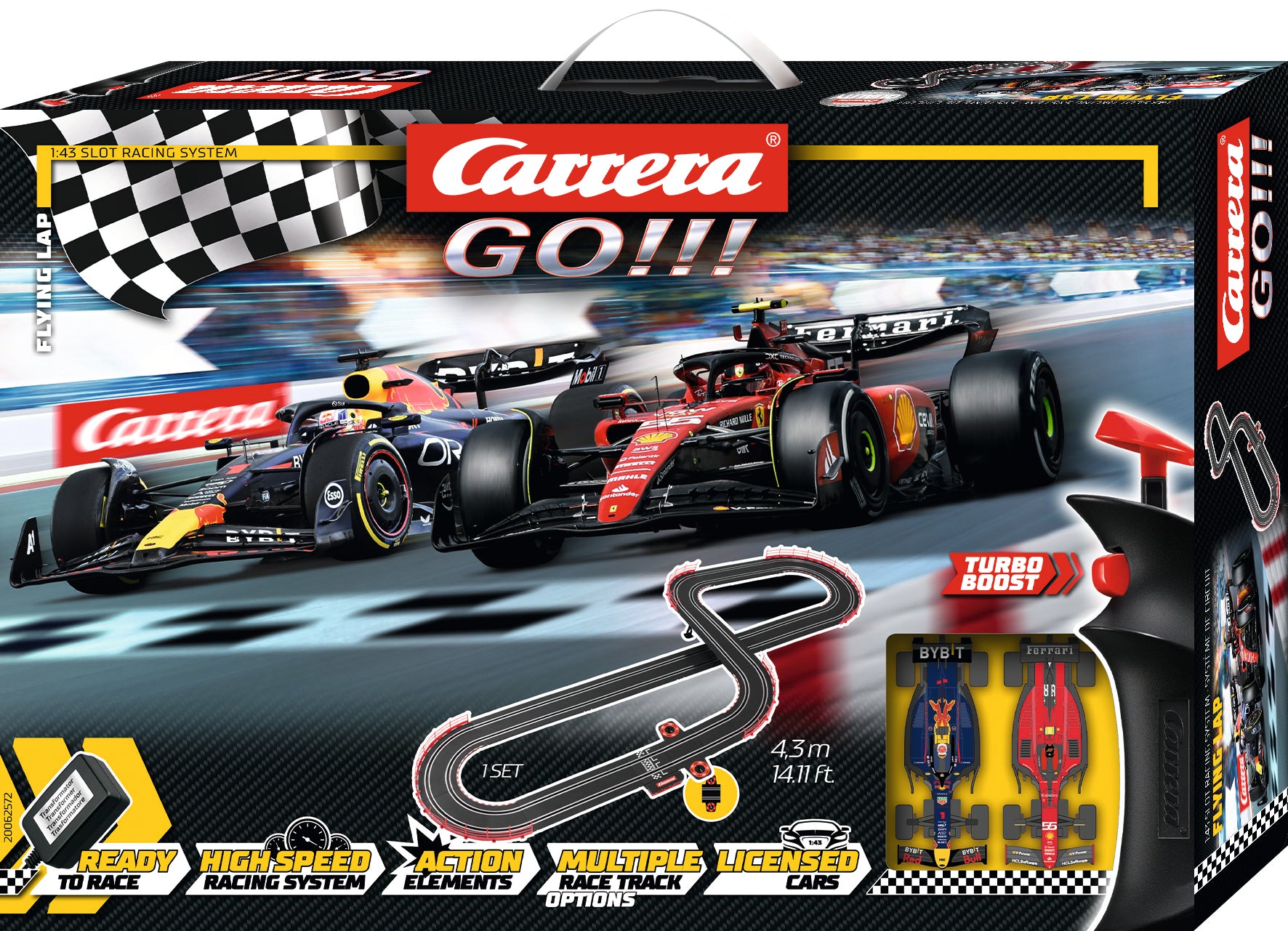 Carrera GO!!! Circuito F1 Giro volante 62572