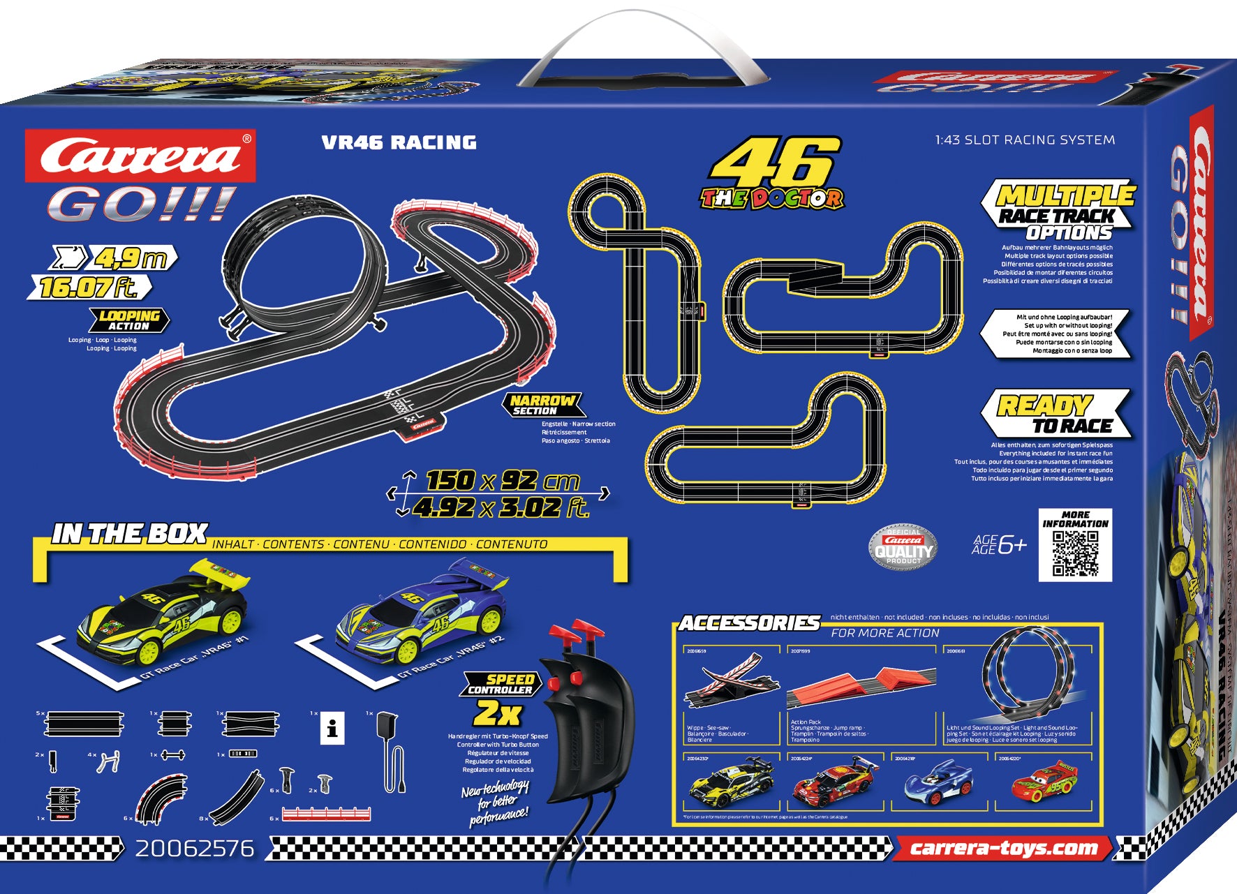 Carrera GO¡¡¡!!! Circuito VR46 Ultimate Racing 62576