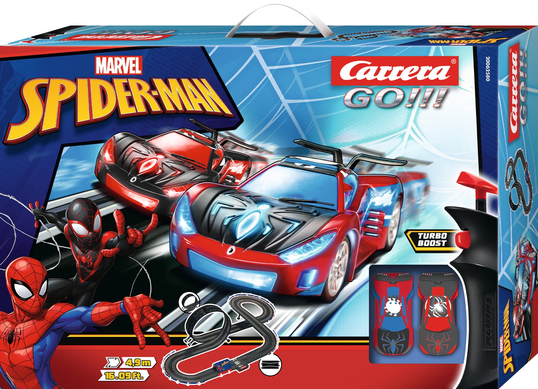 Carrera GO¡¡¡!!! Circuito Spider Man Racing 62580