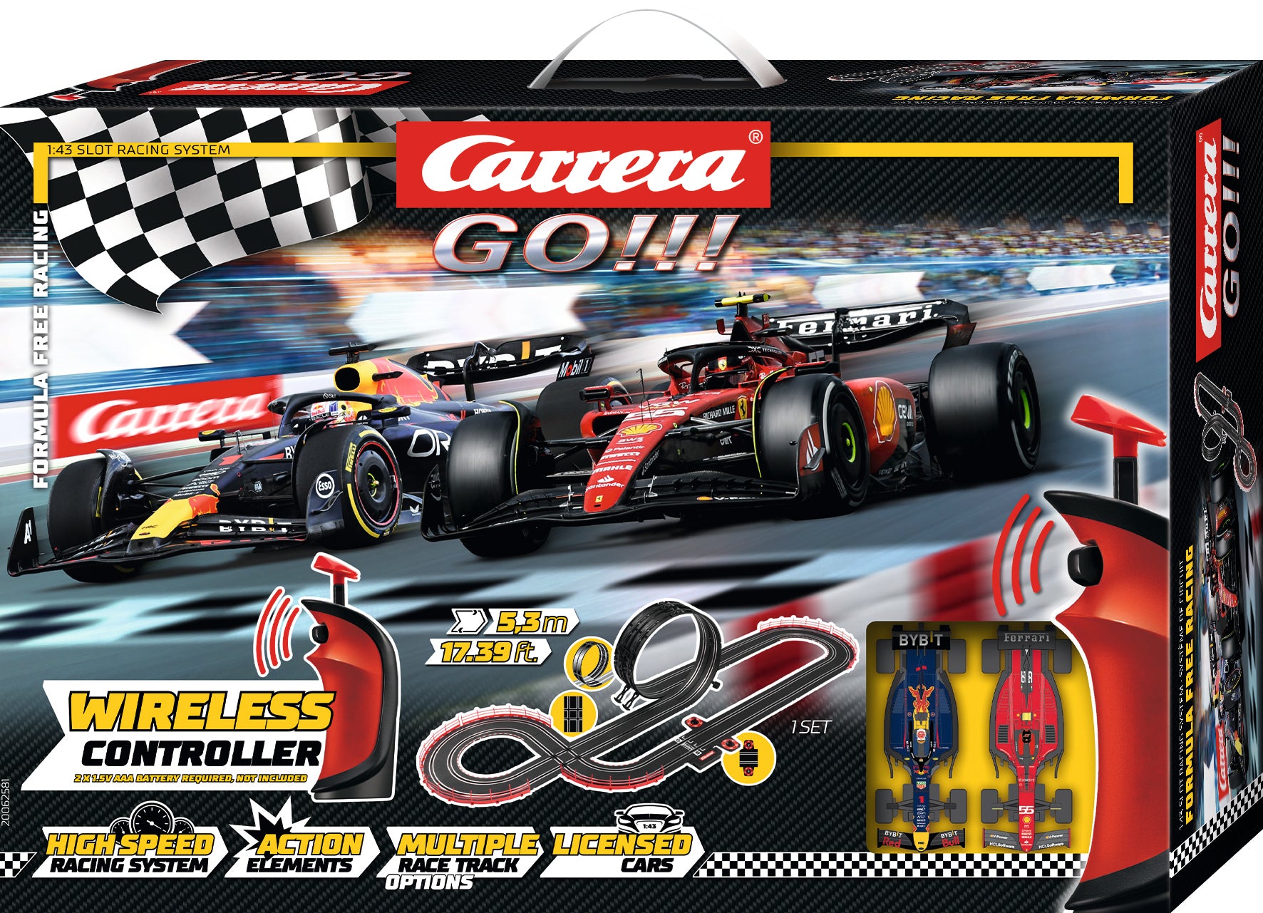 Carrera GO!!! Kiertue Formula Free Racing 62581