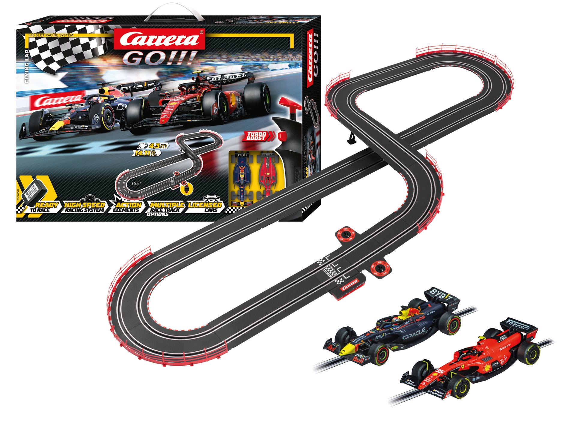 Carrera GO!!! Circuito F1 Giro volante 62572