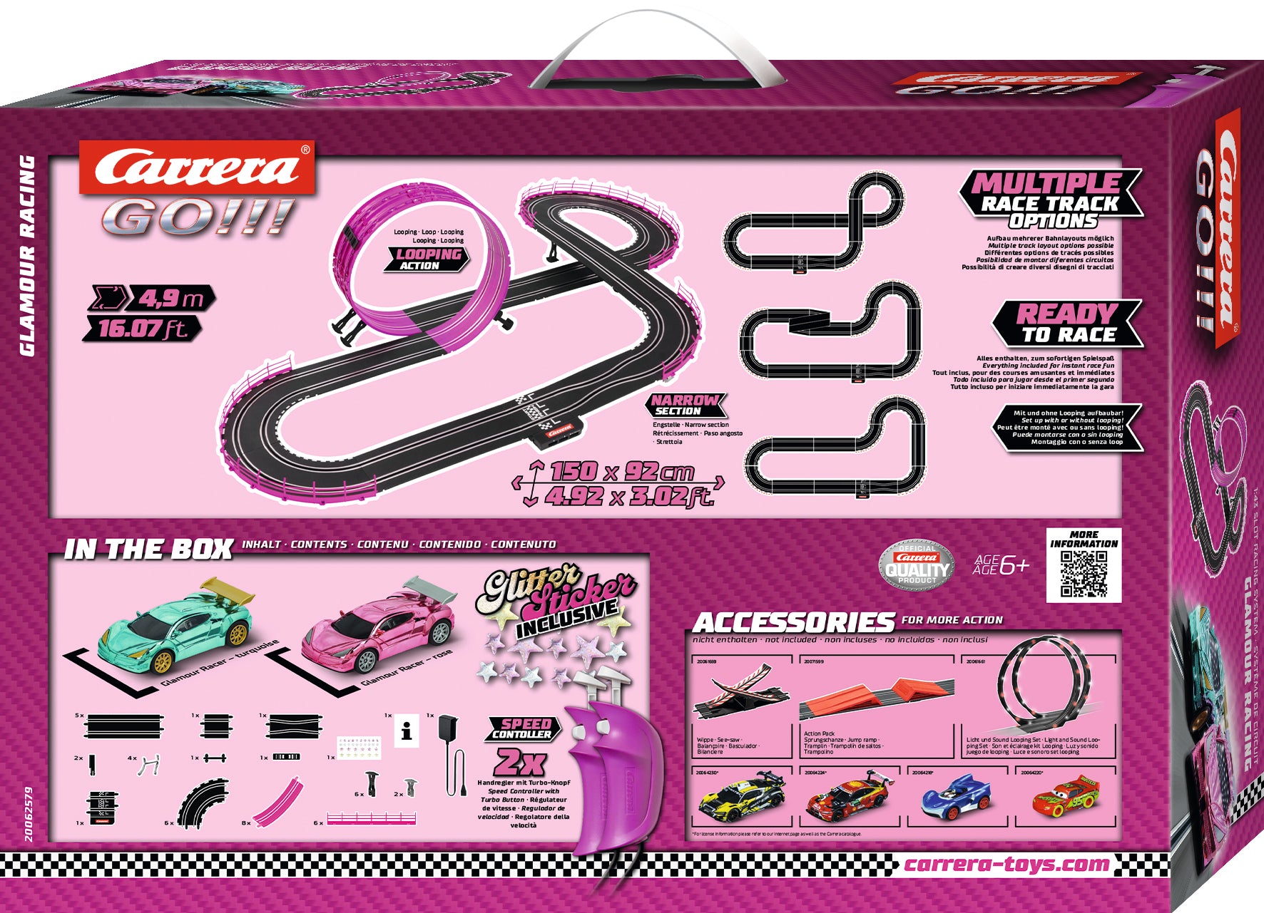 Carrera GO!!! Circuit Glamour Racing 62579