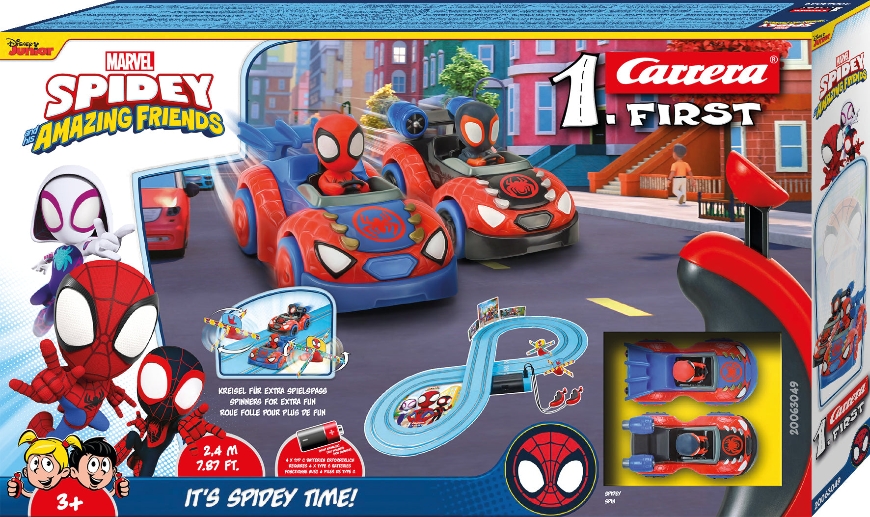 Carrera First Circuit Spider-Man - Verbazingwekkende vrienden 2.4 63049