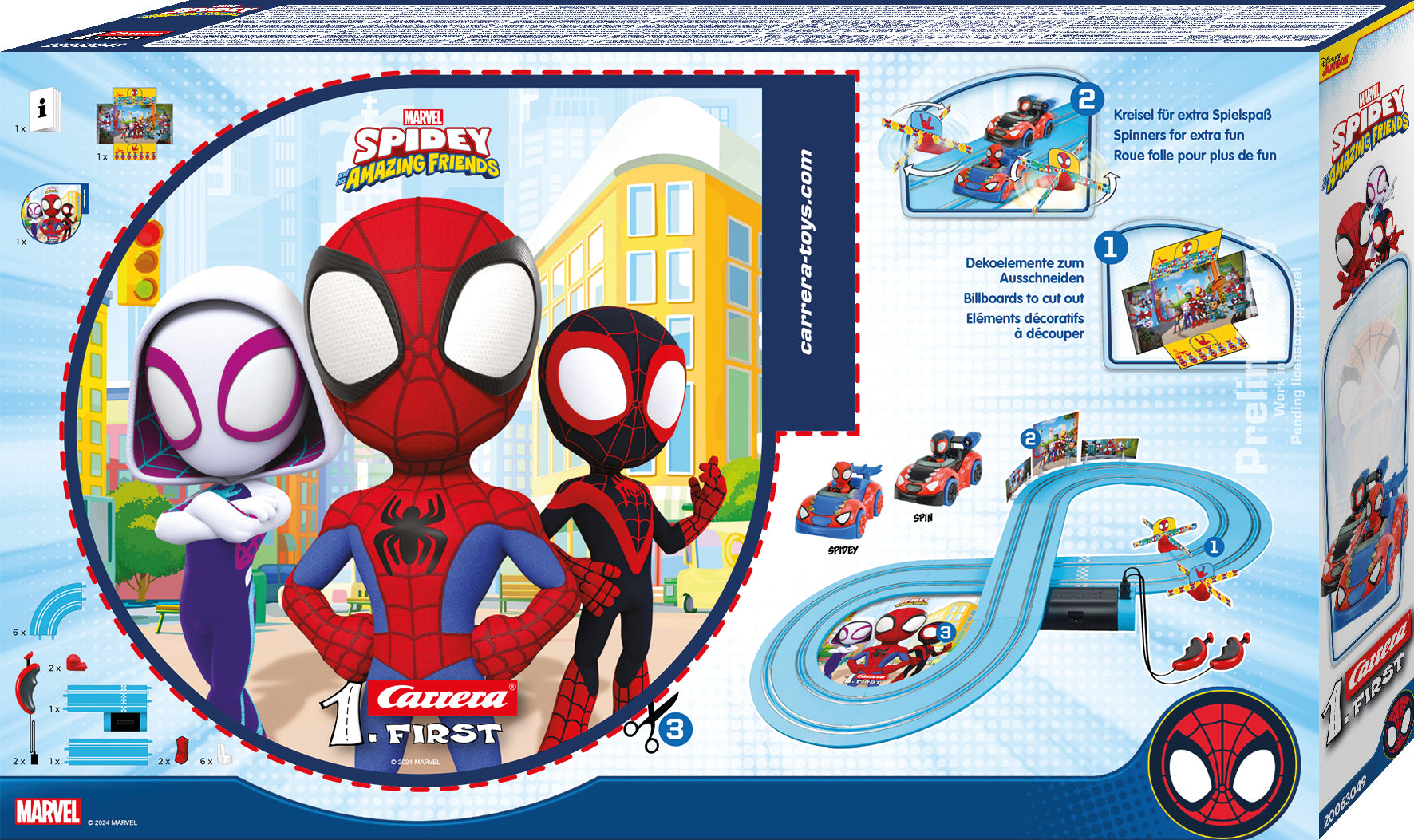 Carrera First Piiri Spider-Man - Amazing Friends 2.4 63049