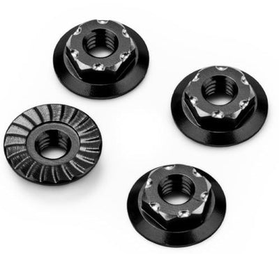 JConcepts Porcas de perfil baixo 4mm 1/10 (x4)