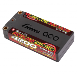 Gens Ace Redline 2.0 Hv Accu Accu lipo Shorty ULCG 7.6v 4200mah 140C 2S1P