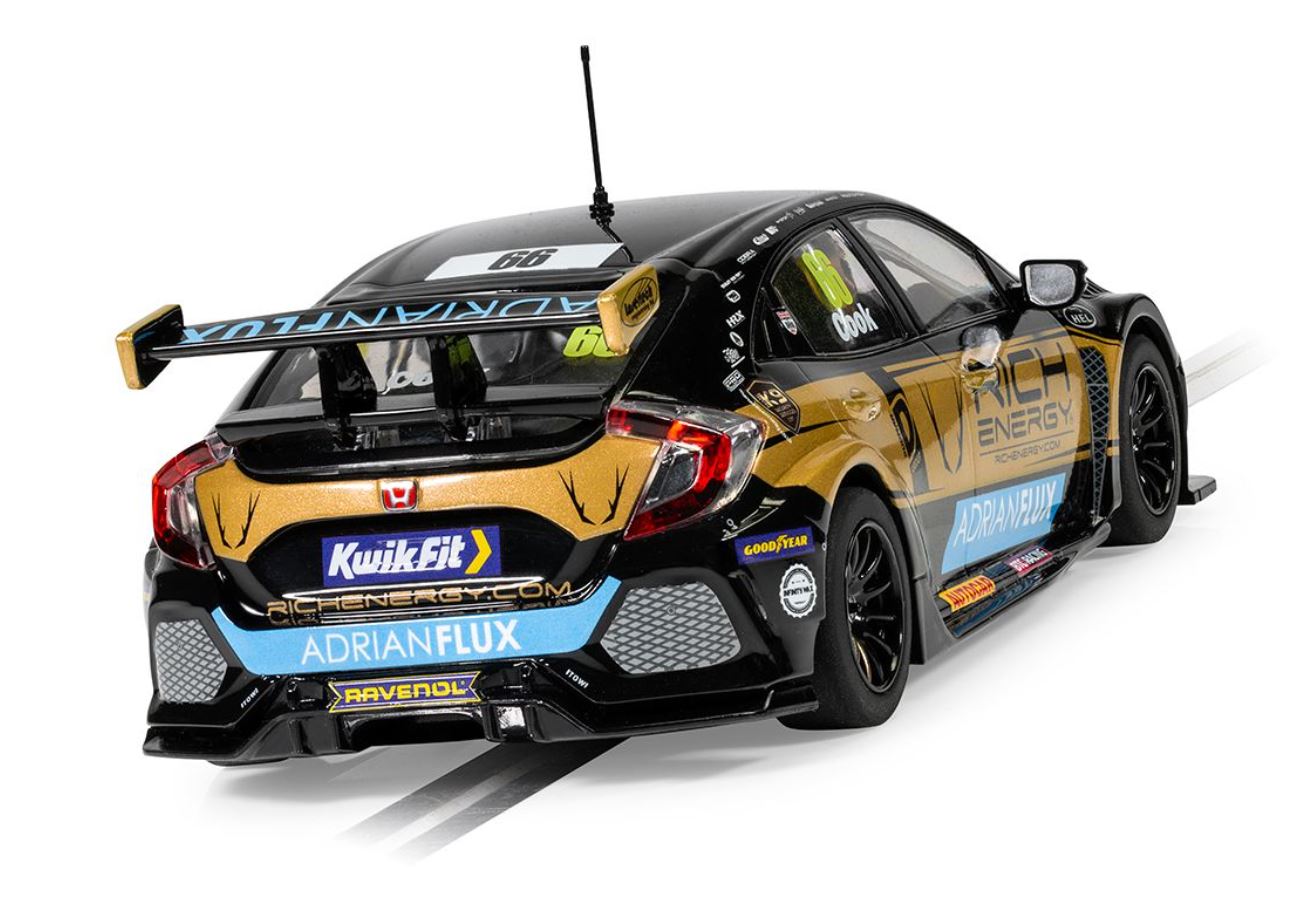 Scalextric Car Honda Civic FK8 Type R BTCC 2022 - BTC Racing Josh Cook Standard C4409