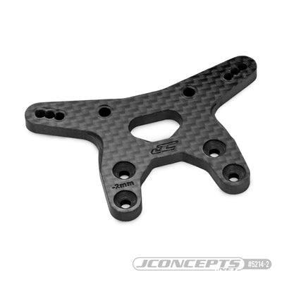 Jconcepts Carbon Shock Mount -2mm RC10 B7/B7D 5214-2