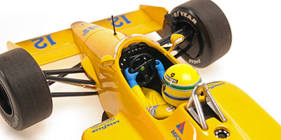 MiniChamps Lotus Honda 99T Dirty Ayrton Senna F1 Monaco 1987 540873892