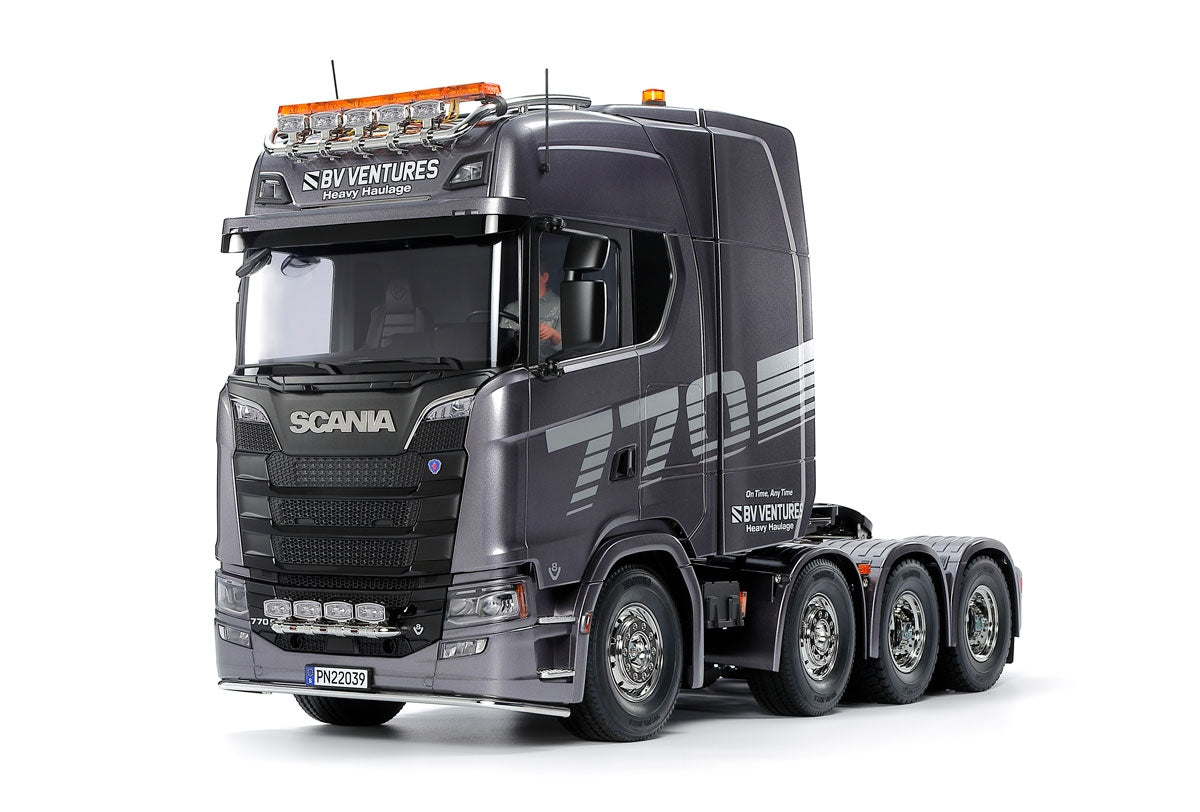 Tamiya Camión Scania 770 S 8x4 Gun Metal KIT 56376