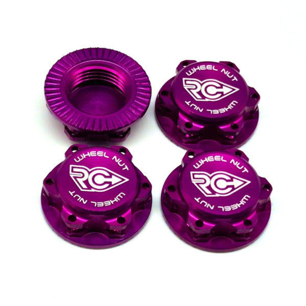 RC Project Wheel nuts 17mm Alu (x4) RCPJ-A033