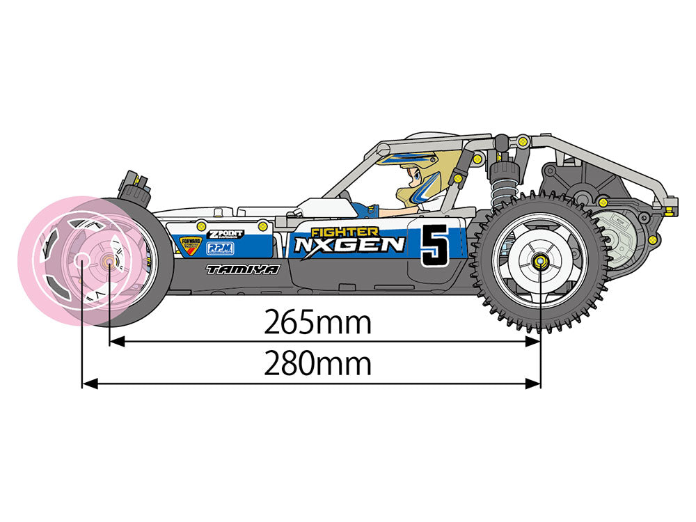 Tamiya DT-04 Buggy Fighter NXGEN KIT 58741