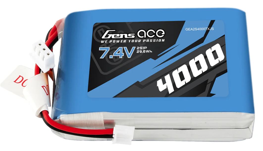 Gens Ace Batería Li-Po 7,2v 4000 mah GEA2S4000TXJS