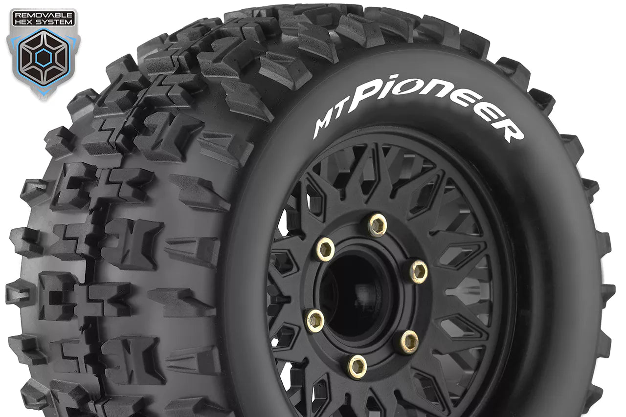 Louise RC Tires 1/10 Mt-Pioneer + 2.8 LR-T3202SX wheels