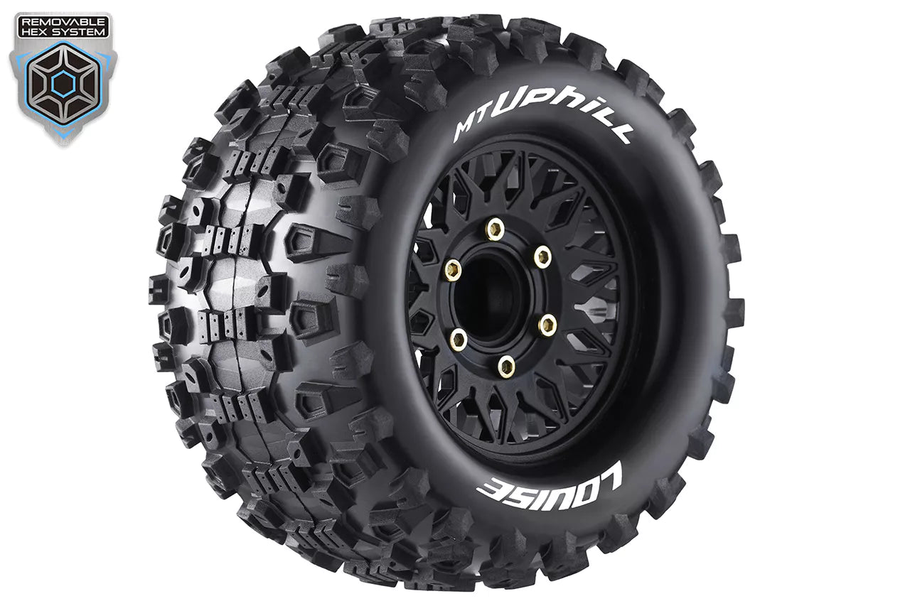 Louise RC Pneus 1/10 Mt-Uphill + jantes 2.8 LR-T3204SX