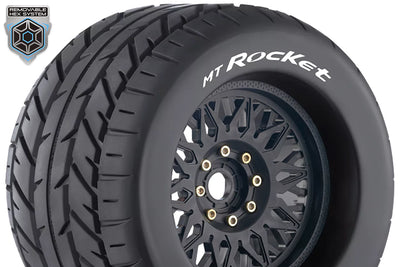 Louise RC Tires 1/8 Mt-Rocket + 3.8 LR-T3217X rims