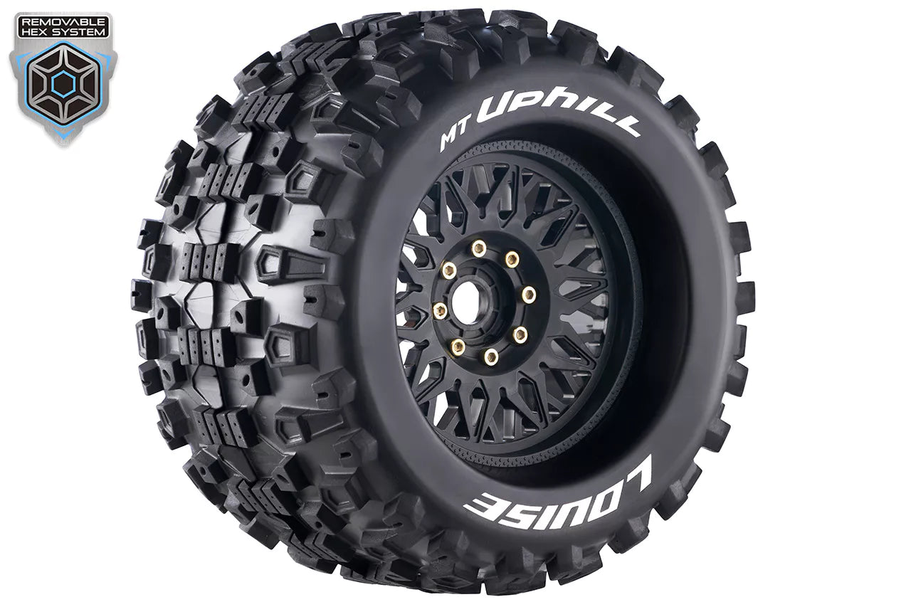 Louise RC 1/8 Mt-Uphill tires + 3.8 LR-T3219X rims