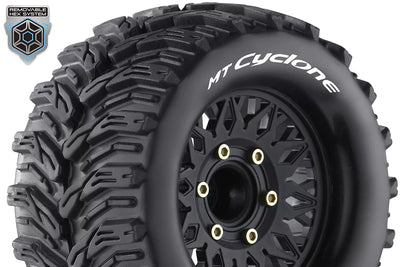 Louise RC 1/10 Mt-Cyclone tires + 2.8 LR-T3226SX rims