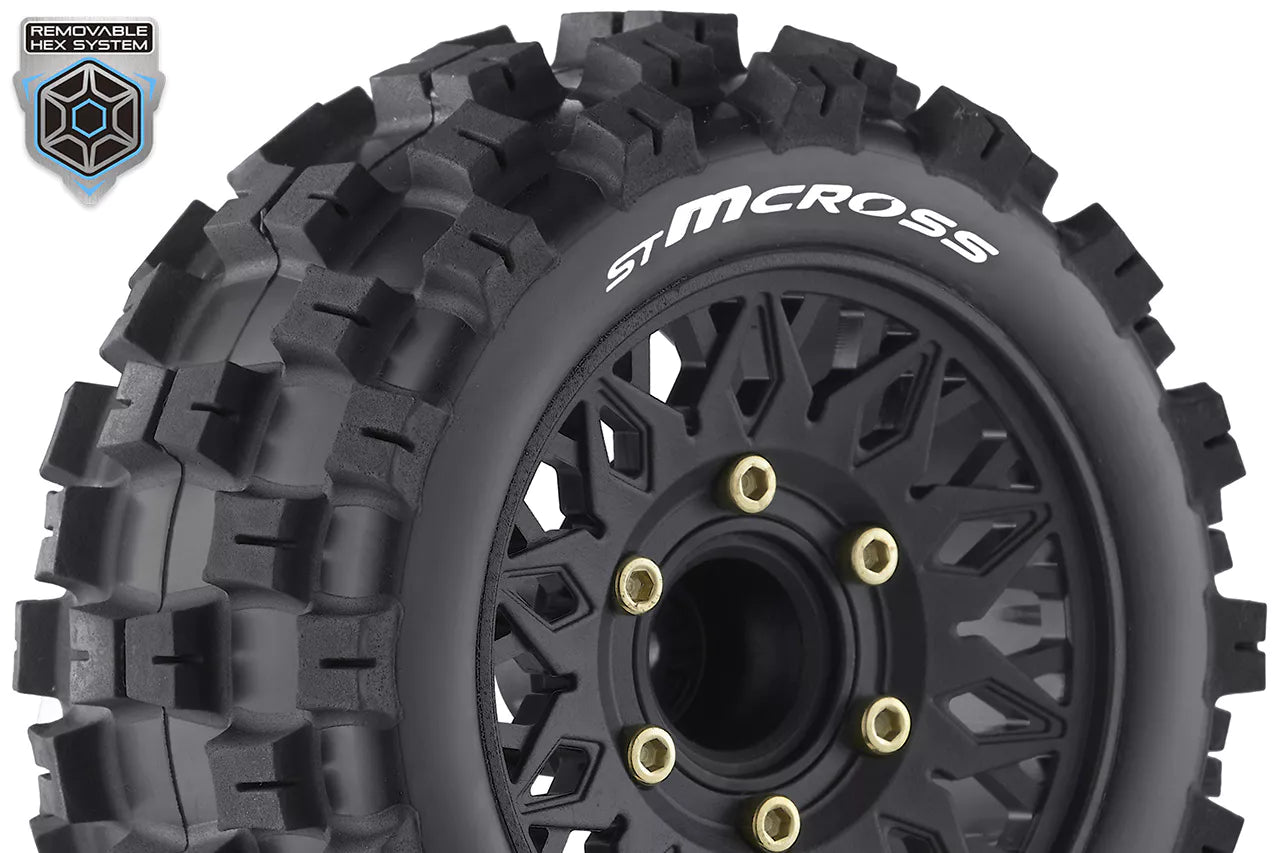 Louise RC 1/10 St-Mcross tires + 2.8 LR-T3272SX wheels