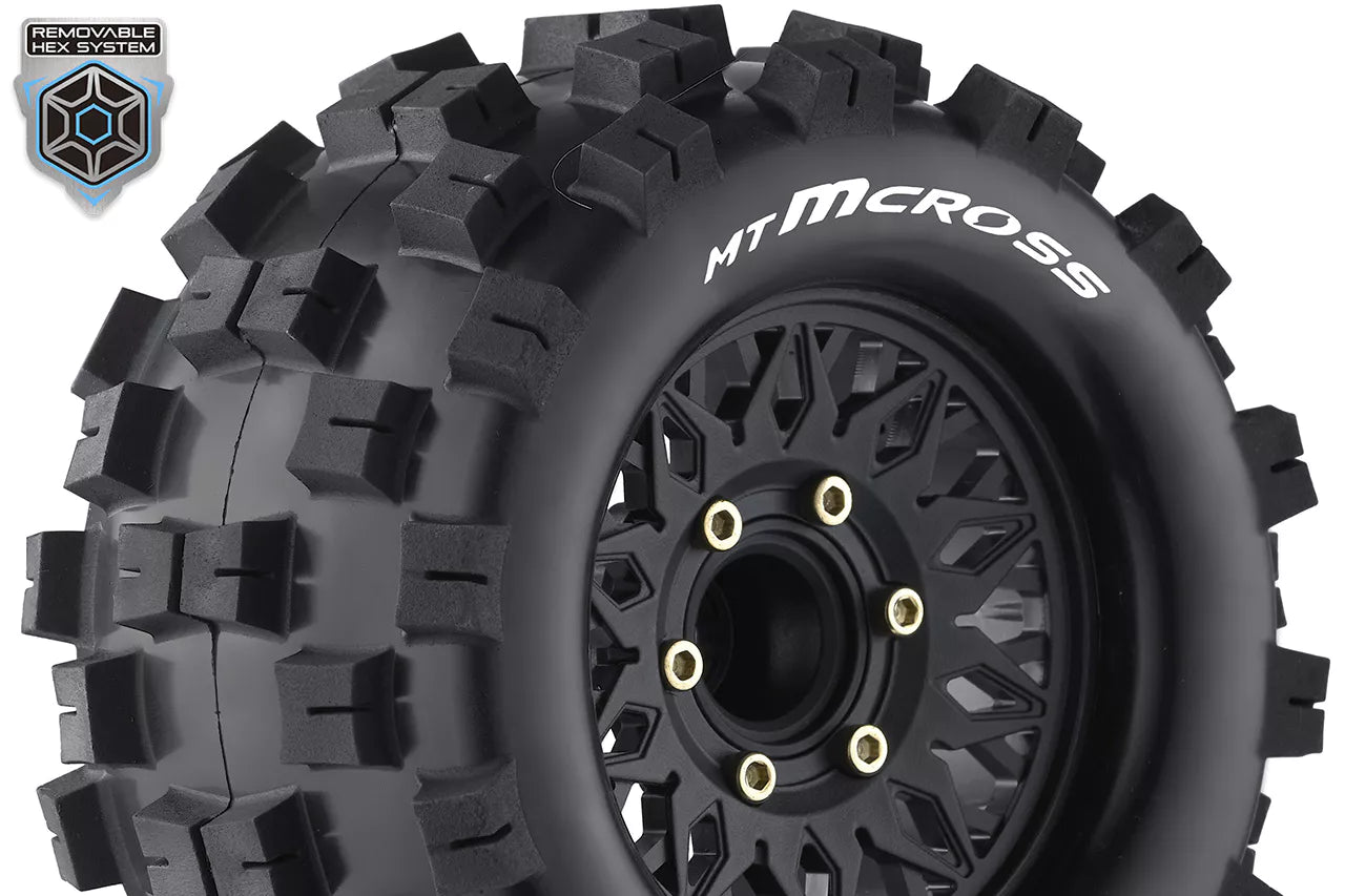 Louise RC 1/10 Mt-Mcross tires + 2.8 LR-T3274SX wheels