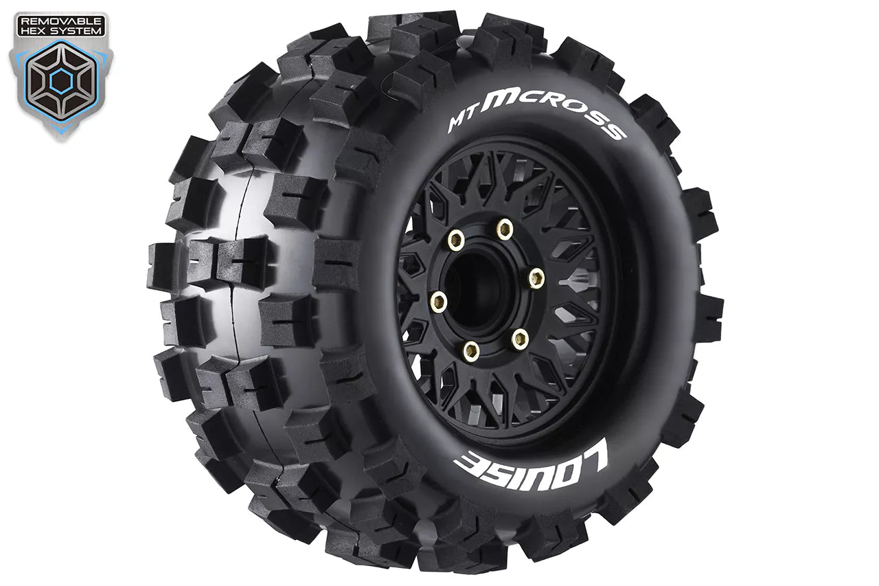 Louise RC 1/10 Mt-Mcross tires + 2.8 LR-T3274SX wheels