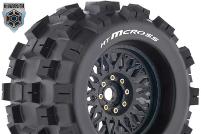 Louise RC 1/8 Mt-Mcross tires + 3.8 LR-T3276X rims