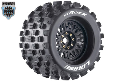 Louise RC 1/8 Mt-Rock tires + 3.8 LR-T3277X rims