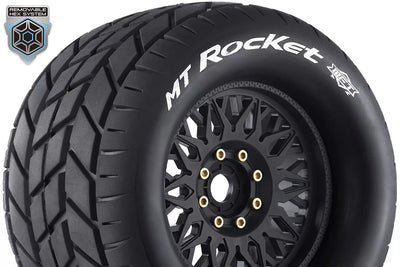 Louise RC Tires 1/8 MFT Mt-Rocket + 3.8 LR-T3320X rims