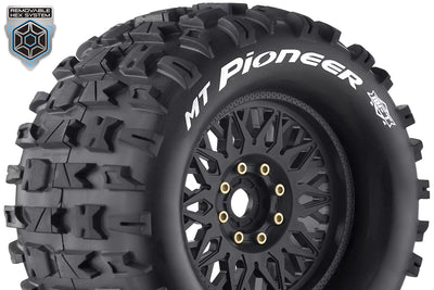 Louise RC Tires 1/8 MFT Mt-Pioneer + 3.8 LR-T3321X rims