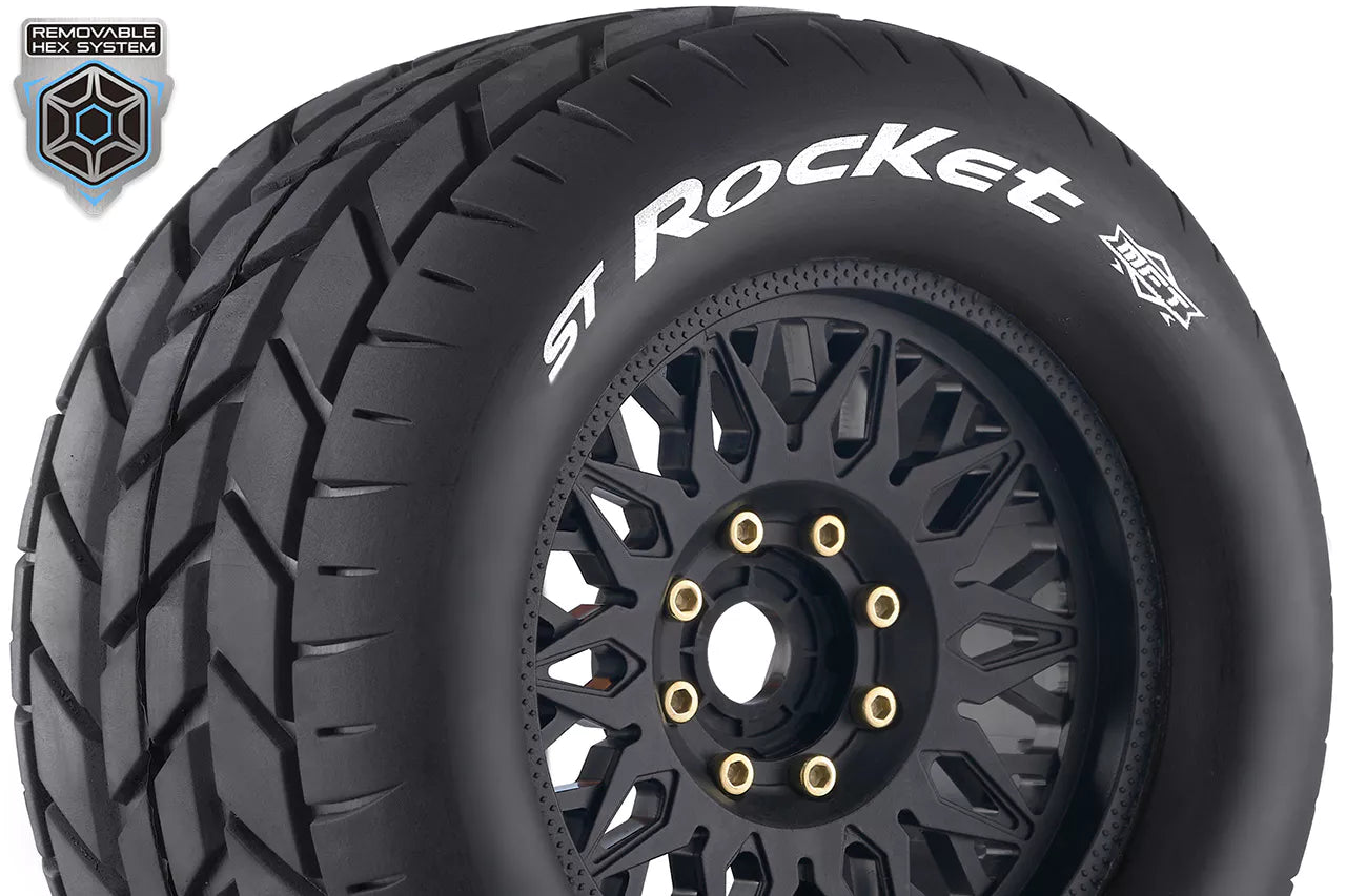 Louise RC 1/8 MFT St- tiresRocket + 3.8 LR-T3324X rims